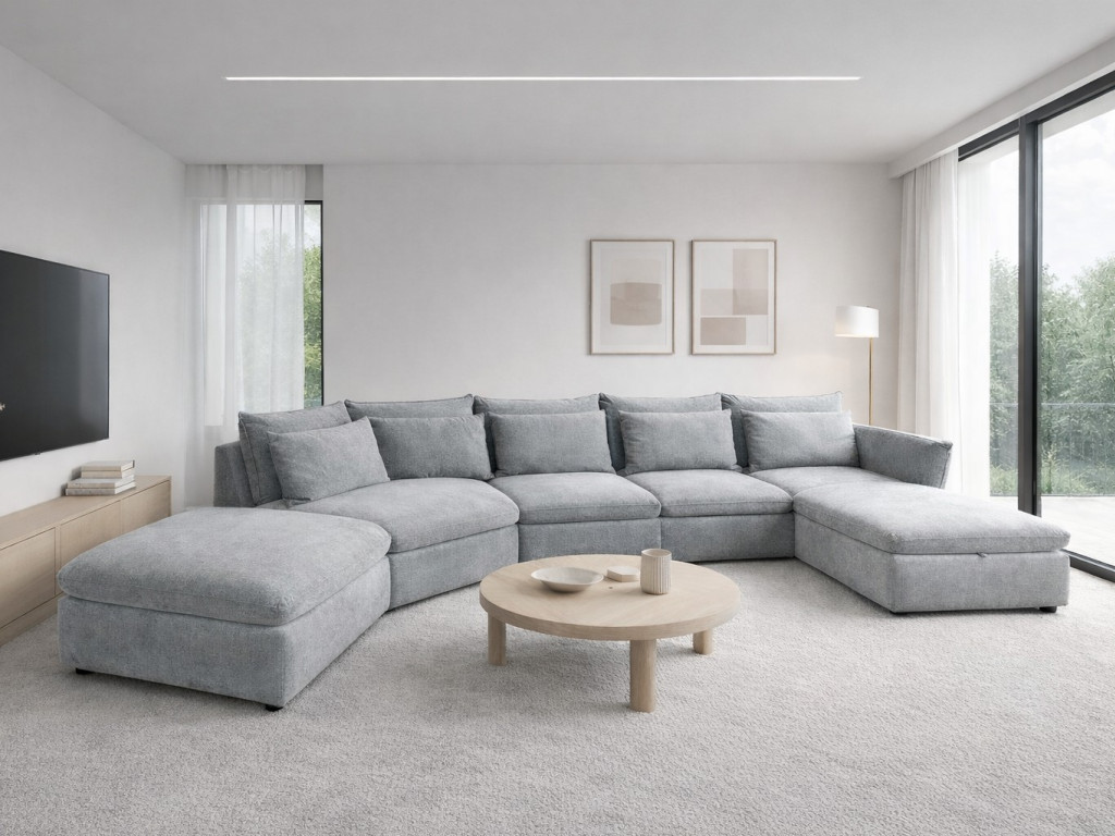 Kodėl verta rinktis modulinę sofą ar minkštą kampą ?